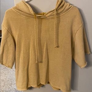 NWT short sleeve hoodie